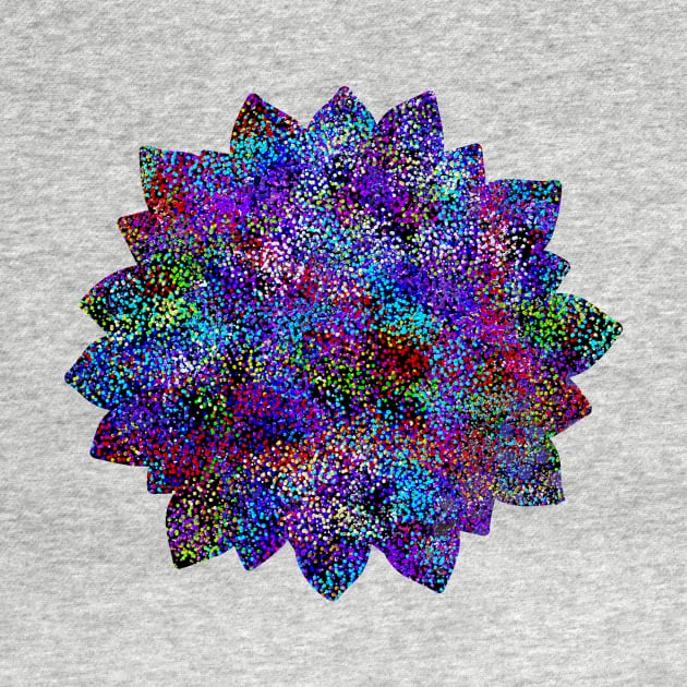 Glam Rainbow Metallic Flower by Jane Izzy Designs